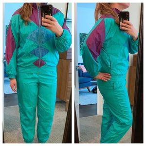 nylon tracksuit womens